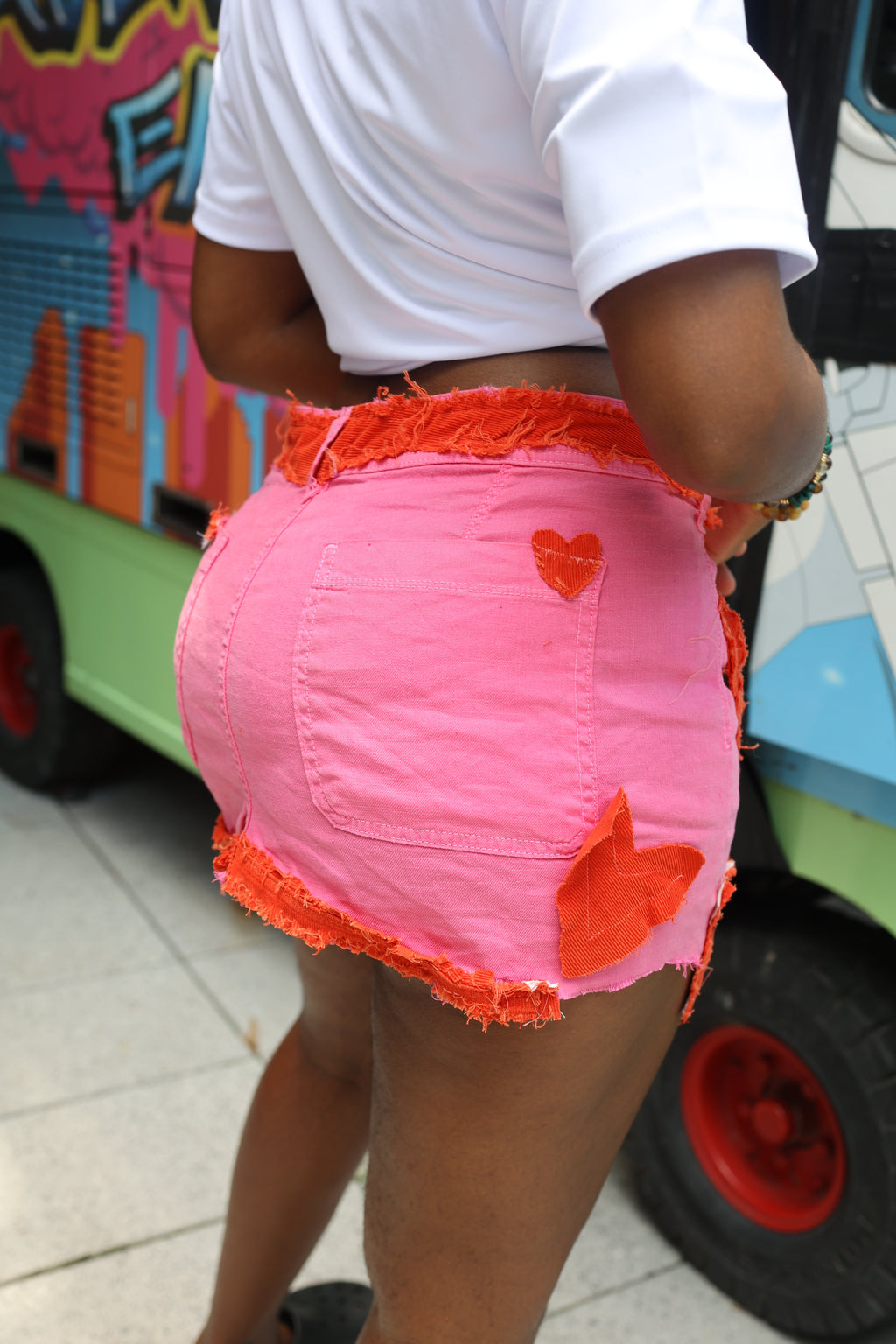 Strawberry Pink Skirt Size 12 image 3