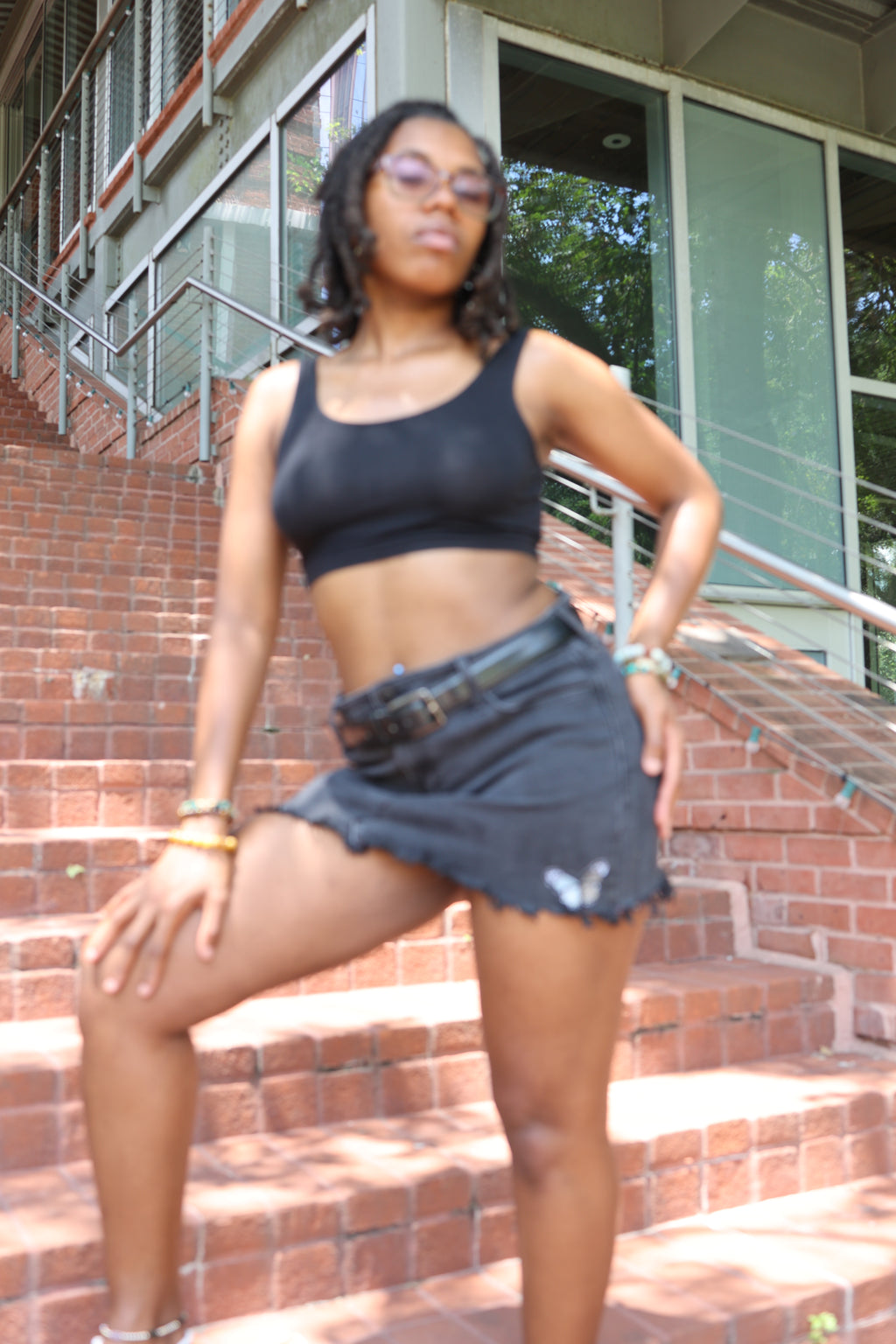 Embroidery Butterfly Skirt Size 14 image 0